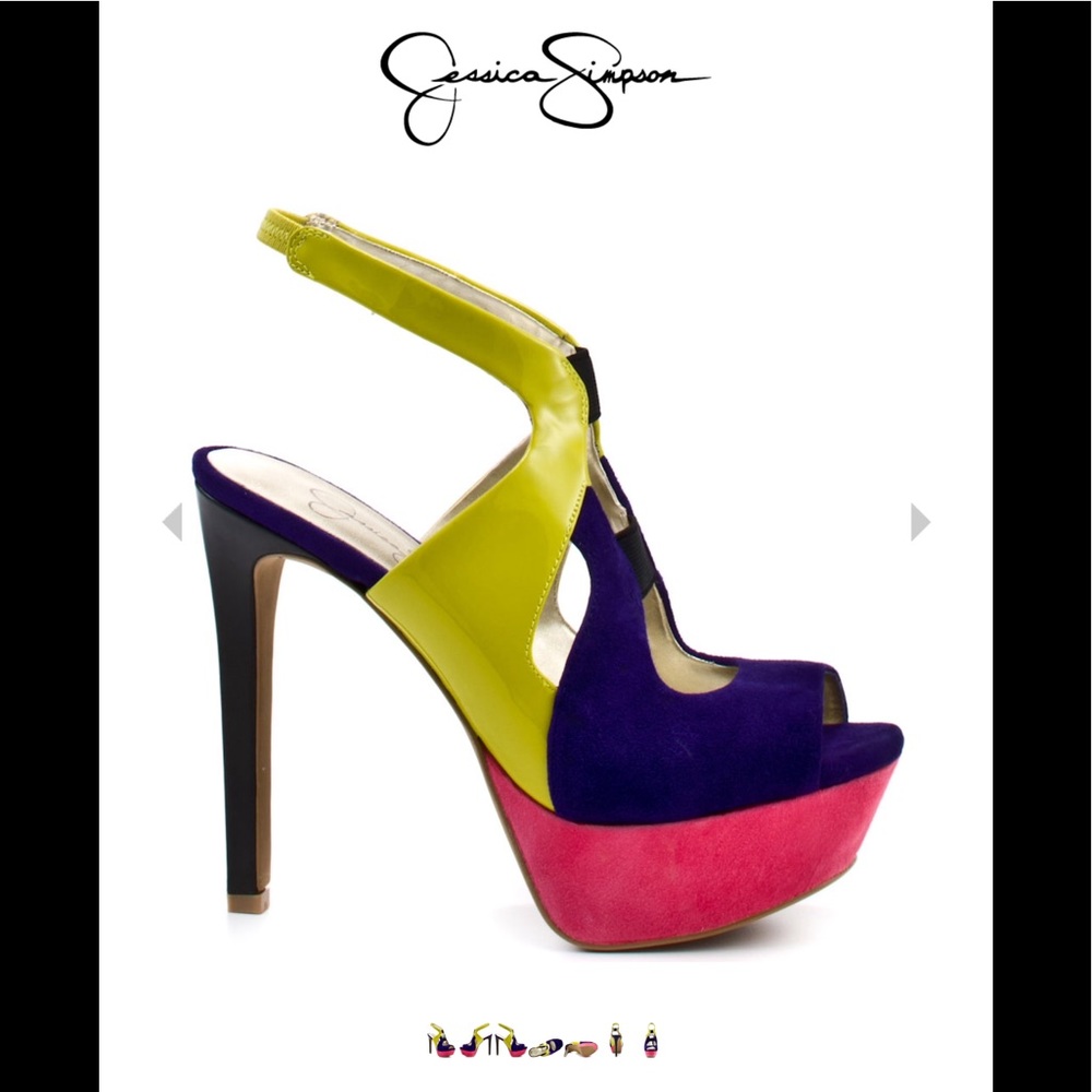 Jessica Simpson Bendie multi platform heels